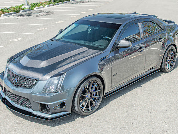 2009-2015 Cadillac CTS-V V2 | Basic Style Front Bumper Lip Splitter Ground Effects